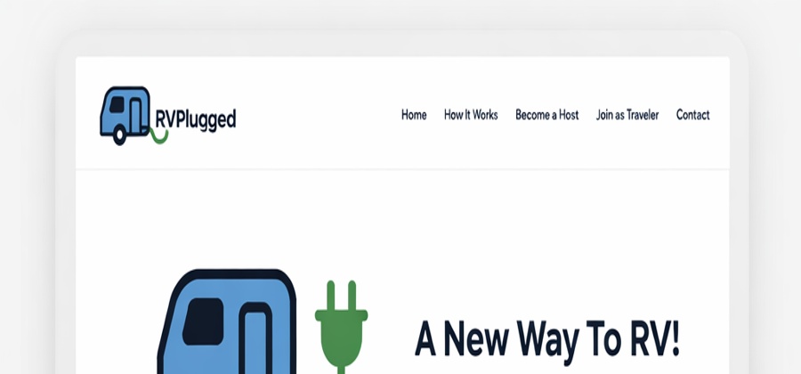 RVPlugged logo
